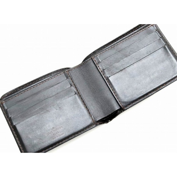 Louis Vuitton Utah Porte Bier 6 Cult Bifold Billfold Cafe Brown - Picture 4 of 8
